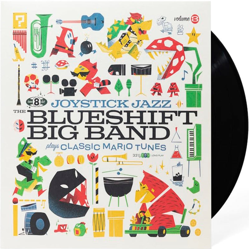 Joystick Jazz: The Blueshift Big Band Plays Classic Mario Tunes - Volume 3 [Audio Vinyl] Audio CD/Vinyl iam8bit