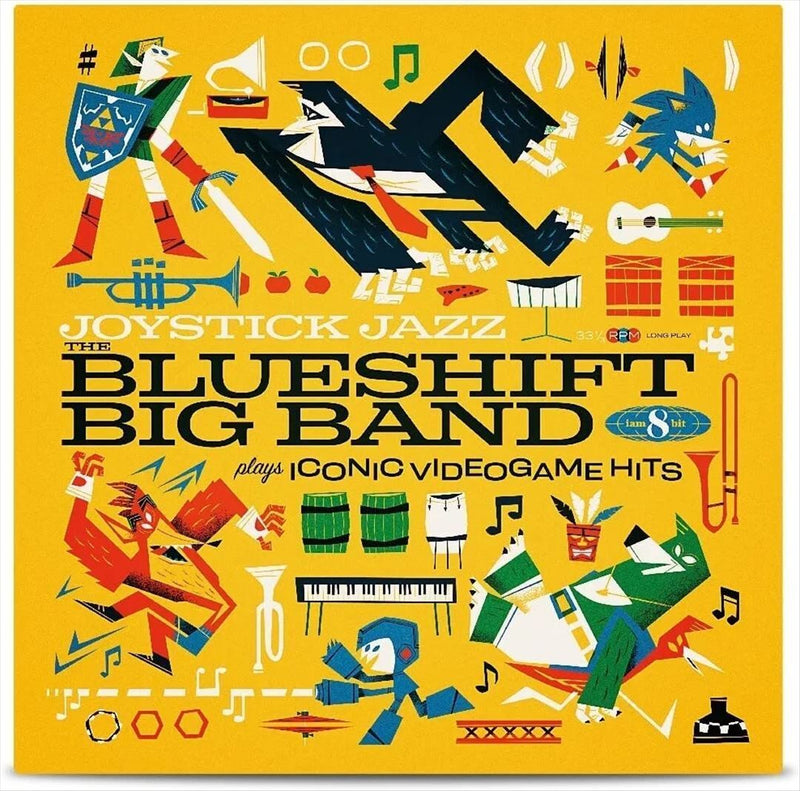 Joystick Jazz: The Blueshift Big Band Plays Iconic Video Game Hits - Volume 1 [Audio Vinyl] Audio CD/Vinyl iam8bit