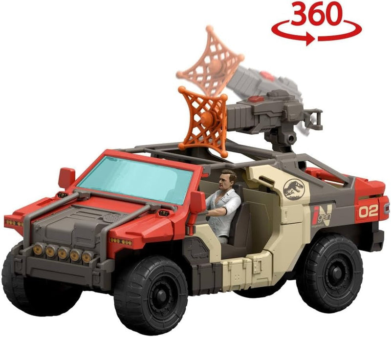 Jurassic World Rebirth: Launch N Battle - Vehicle Set Toys & Games Mattel