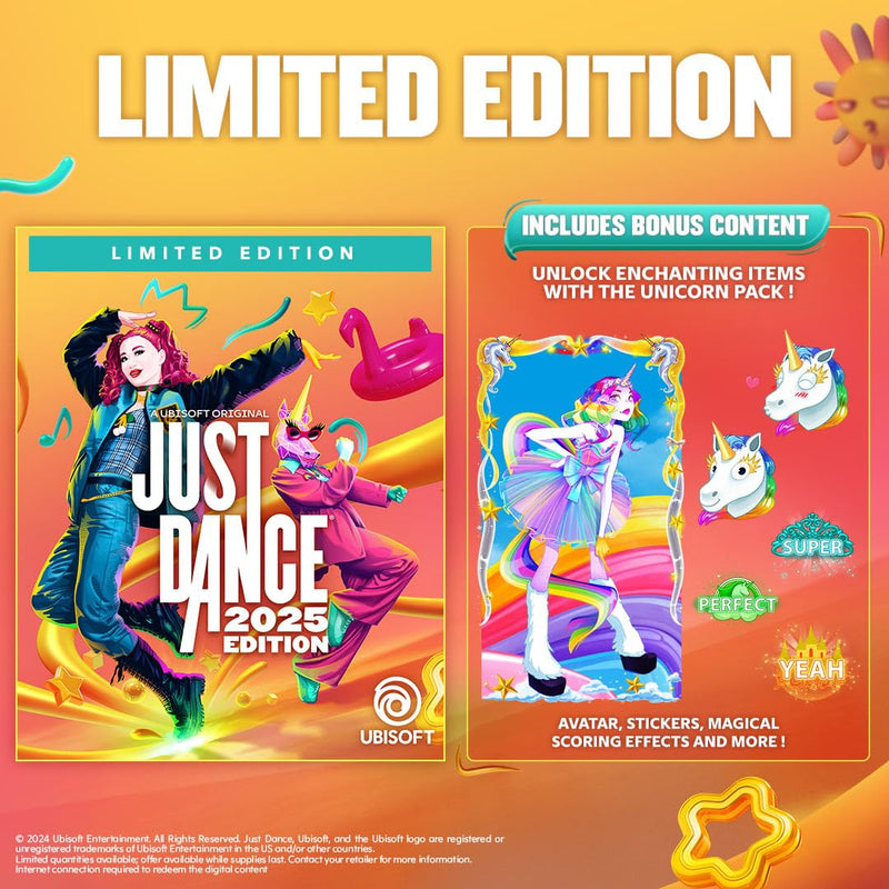 Just Dance 2025 Limited Edtion - Code in Box [Nintendo Switch] Nintendo Switch Video Game Ubisoft