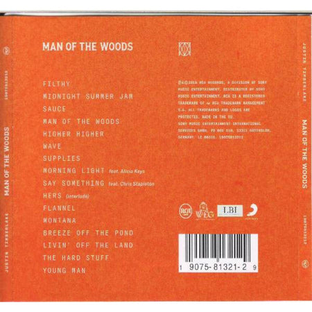 Justin Timberlake: Man Of The Woods [Audio CD] Music (CD) Sony Music
