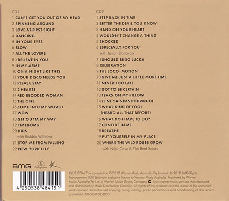 Kylie Minogue: Step Back In Time: The Definitive Collection [Audio CD] Music (CD) BMG