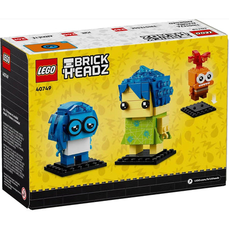LEGO Brickheadz: Inside Out 2 Joy, Sadness and Anxiety - 300 Piece Building Set [LEGO, #40749] LEGO LEGO