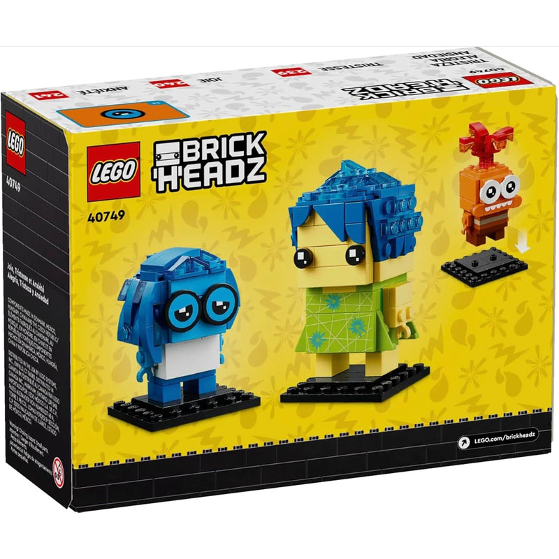 LEGO Brickheadz: Inside Out 2 Joy, Sadness and Anxiety - 300 Piece Building Set [LEGO, #40749] LEGO LEGO