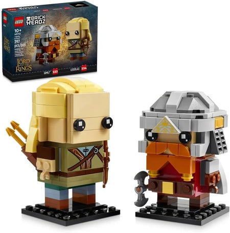 LEGO Brickheadz: LOTR Legolas and Gimli - 297 Piece Building Set [LEGO, #40751] LEGO LEGO