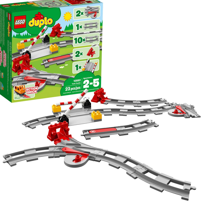 LEGO DUPLO: Train Tracks - 23 Piece Building Kit [LEGO, #10882] LEGO LEGO