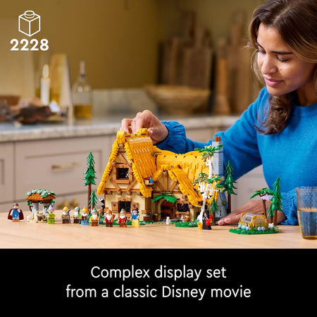 LEGO Disney: Snow White and The Seven Dwarfs’ Cottage - 2229 Piece Building Set [LEGO, #43242] LEGO LEGO