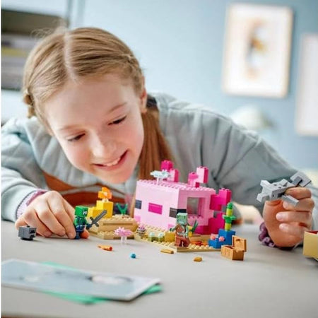 LEGO Minecraft: Axolotl House - 242 Piece Building Kit [LEGO, #21247] LEGO LEGO