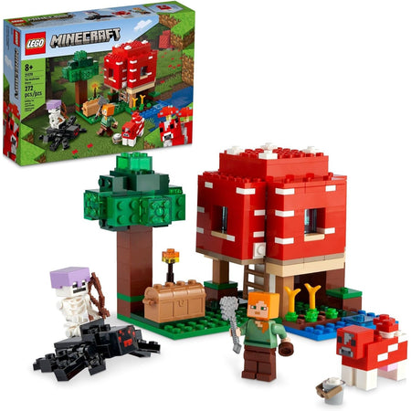 LEGO: Minecraft The Mushroom House - 272 Piece Building Kit [LEGO, #21179] LEGO LEGO