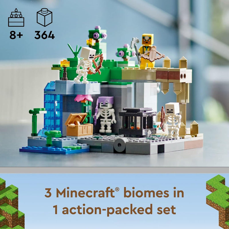 LEGO: Minecraft The Skeleton Dungeon - 364 Piece Building Kit [LEGO, #21189] LEGO LEGO