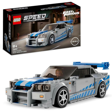 LEGO: Speed Champions 2 Fast 2 Furious Nissan Skyline - 319 Piece Building Kit [LEGO, #76917] LEGO LEGO