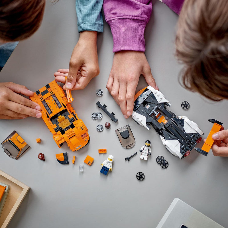 LEGO Speed Champions: McLaren Solus GT and McLaren F1 LM - 581 Piece Building Kit [LEGO, #76918] LEGO LEGO