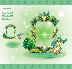 Pokemon TCG: Pokemon Center Eeveelution Prismatic Evolutions Acrylic Stand Set - Complete Set of 9 Card Game Accessories Pokemon