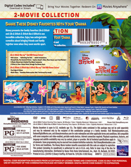 Lilo and Stitch 2-Movie Collection [Blu-Ray] DVDs & Blu-Rays Disney