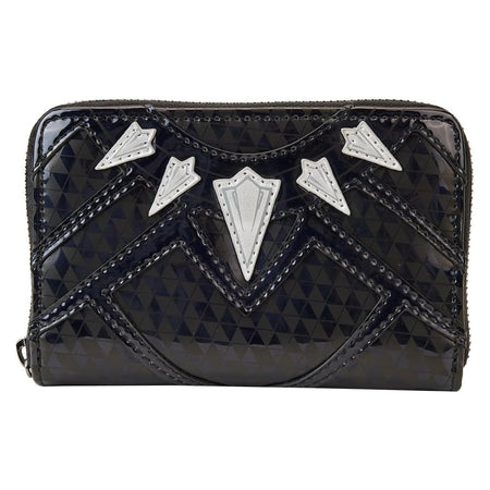 Loungefly: Black Panther Shine Black - Zip Around Purse Clothing and Apparel Loungefly