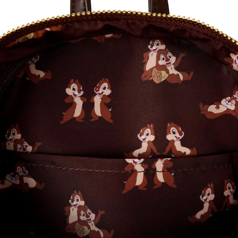 Loungefly: Disney Chip and Dale Quilted Mini Backpack Clothing and Apparel Loungefly