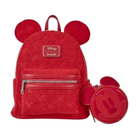 Loungefly: Disney Mickey Ears Burnout Mini Backpack Clothing and Apparel Loungefly