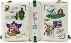 Loungefly: Disney Robin Hood Book Convertible Crossbody Clothing and Apparel Loungefly