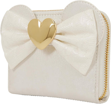 Loungefly: Disney Wedding Zip Around Wallet Clothing and Apparel Loungefly