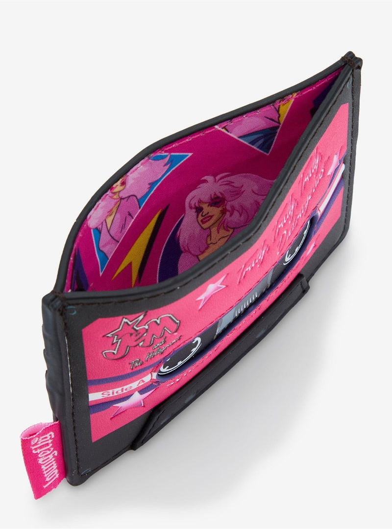 Loungefly: Hasbro Jem and the Holograms Cassette Card Holder Clothing and Apparel Loungefly