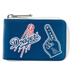 Loungefly: Los Angeles Dodgers Patches - Accordion Wallet Clothing and Apparel Loungefly