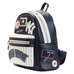 Loungefly: MLB New York Yankees Patches Mini Backpack Clothing and Apparel Loungefly