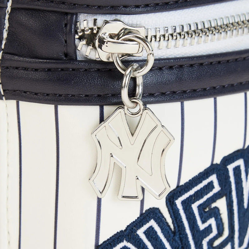 Loungefly: MLB New York Yankees Patches Mini Backpack Clothing and Apparel Loungefly