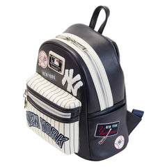Loungefly: MLB New York Yankees Patches Mini Backpack Clothing and Apparel Loungefly