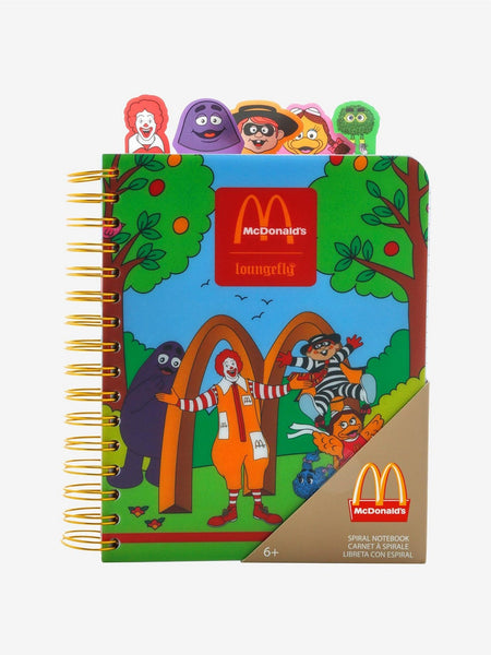 Loungefly McDonald's Characters - Spiral Tab Journal Memorabilia Loungefly