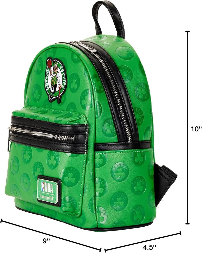 Loungefly: NBA Boston Celtics Logo Mini Backpack Clothing and Apparel Loungefly