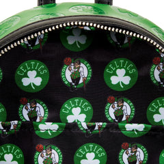 Loungefly: NBA Boston Celtics Logo Mini Backpack Clothing and Apparel Loungefly