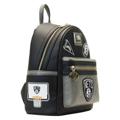 Loungefly: NBA Brooklyn Nets Patch Icons - Mini Backpack Clothing and Apparel Loungefly