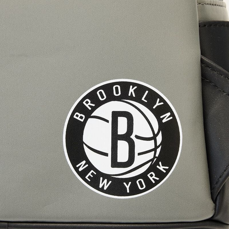 Loungefly: NBA Brooklyn Nets Patch Icons - Mini Backpack Clothing and Apparel Loungefly