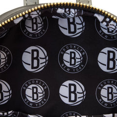 Loungefly: NBA Brooklyn Nets Patch Icons - Mini Backpack Clothing and Apparel Loungefly