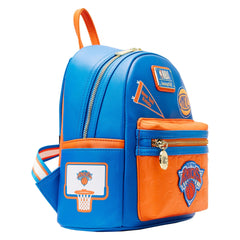 Loungefly: NBA New York Knicks Patches Mini Backpack Clothing and Apparel Loungefly