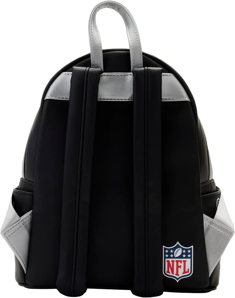 Loungefly: NFL Las Vegas Raiders Patches Mini Backpack Clothing and Apparel Loungefly