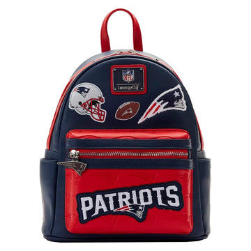 Loungefly: NFL New England Patriots Patch Icons - Mini Backpack Clothing and Apparel Loungefly