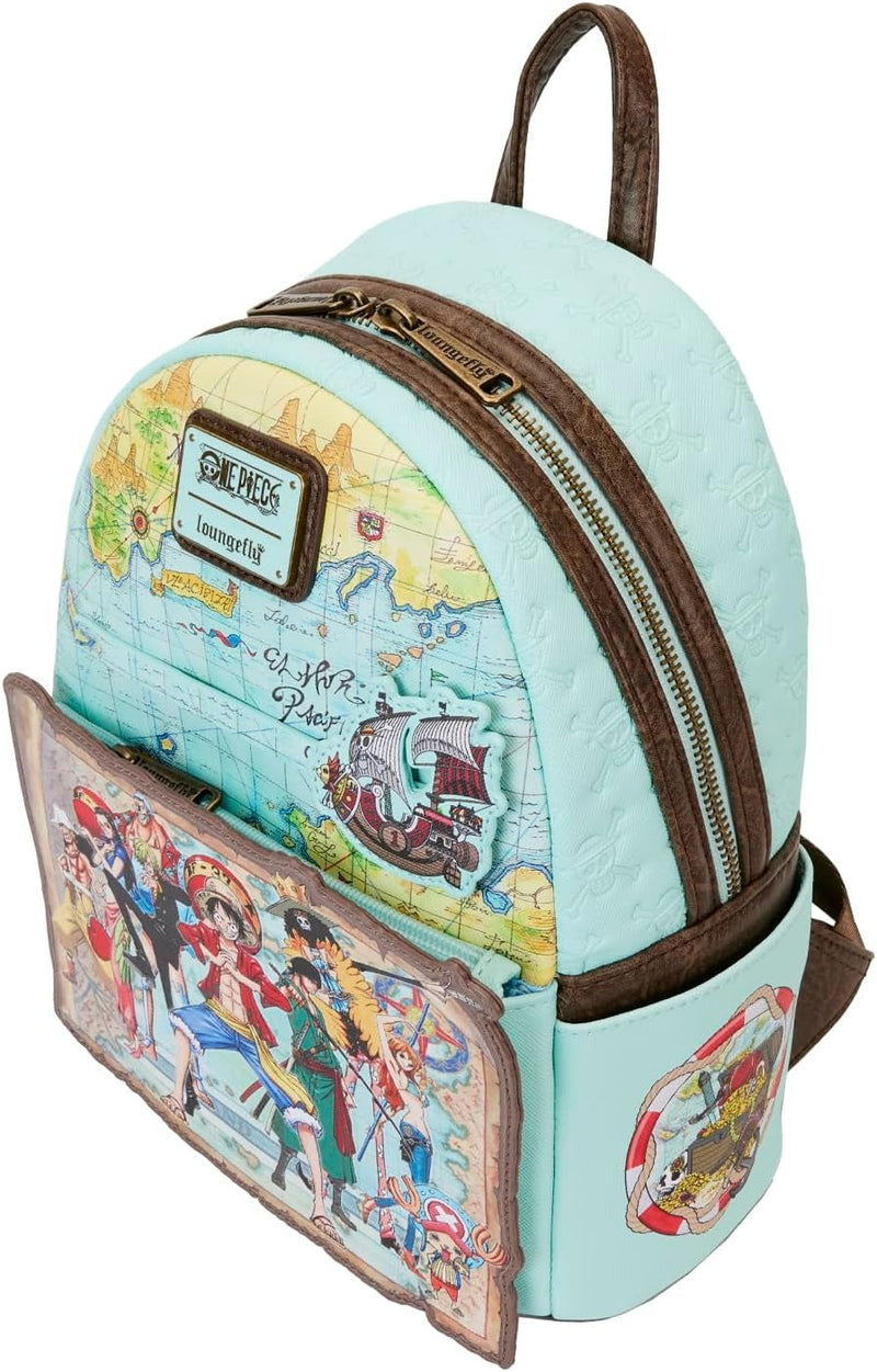 Loungefly: One Piece 25th Anniversary Straw Hat Pirates - Mini Backpack Clothing and Apparel Loungefly