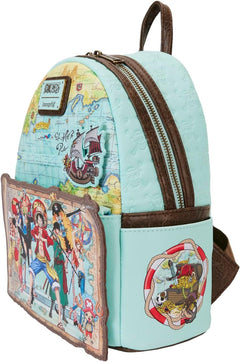 Loungefly: One Piece 25th Anniversary Straw Hat Pirates - Mini Backpack Clothing and Apparel Loungefly