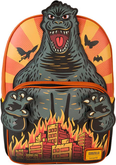 Loungefly: Toho Godzilla Full Size Cosplay Backpack Clothing and Apparel Loungefly