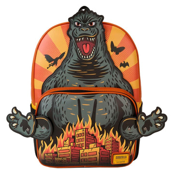 Loungefly: Toho Godzilla Full Size Cosplay Backpack Clothing and Apparel Loungefly