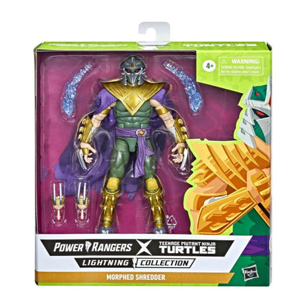 Power Rangers X Teenage Mutant Ninja Turtles Lightning Collection Morphed Shredder Toys & Games Hasbro