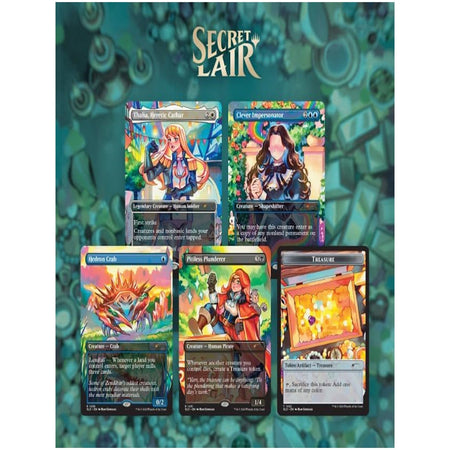 Magic the Gathering Secret Lair - Pick em and Stick em - Rainbow Foil Card Game Wizards of the Coast