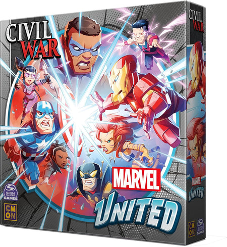Marvel United: Civil War [Board Game, 2 - 6 Players] Board Game Asmodee
