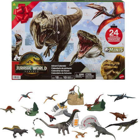 Mattel: Jurassic World Rebirth Advent Calendar Toys & Games Mattel