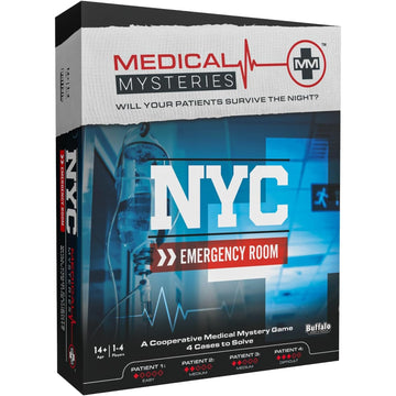Medical Mysteries: NYC Emergency Room [Board Game, 1 - 4 Players] Board Game Buffalo Games Store