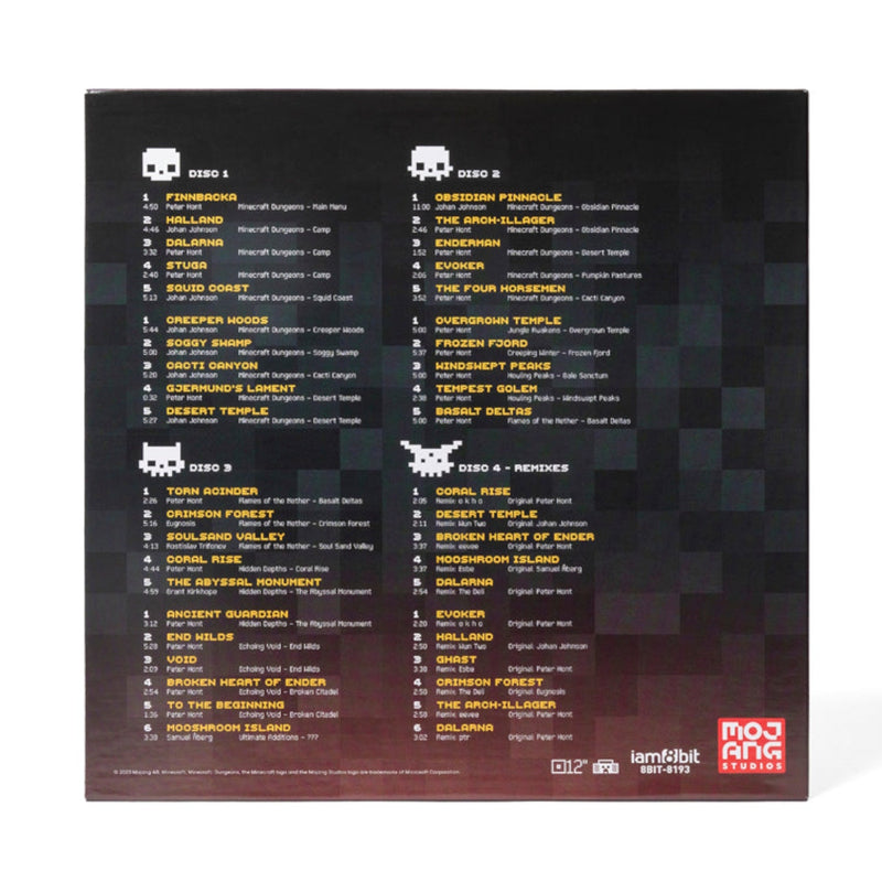 Minecraft Dungeons 4xLP Vinyl Box Set [Audio Vinyl] Audio CD/Vinyl Mojang Studios