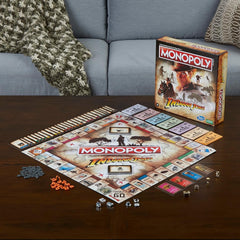 Monopoly: Indiana Jones Edition [Board Game, 2-6 Players] Board Game Hasbro