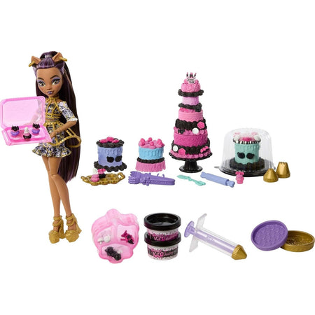 Monster High: Scary Sweet Birthday Cake Kit - Clawdeen Wolf Doll Toys & Games Mattel