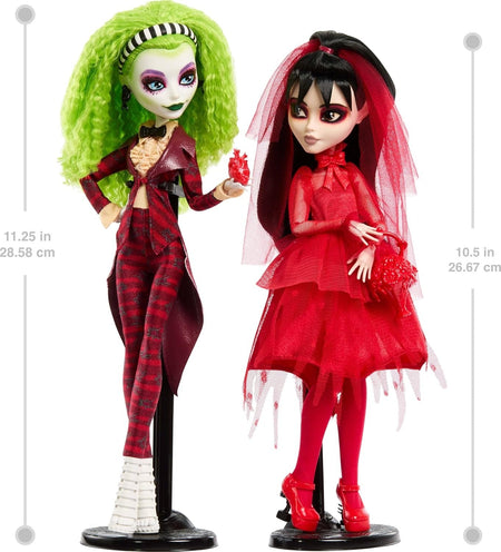 Monster High: Skullector Beetlejuice Lydia and Betelgeuse Collector Limited Edition Set HYV96 Toys & Games Mattel